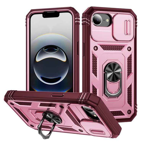 Sliding Camshield TPU + PC Phone Case with Holder