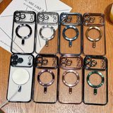 Electroplating MagSafe Phone Case, For iPhone 11, For iPhone 11 Pro