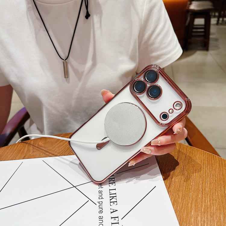 Electroplating MagSafe Phone Case, For iPhone 11, For iPhone 11 Pro