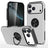 PC + TPU Magnetic Phone Case with Invisible Ring Holder