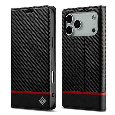 LC.IMEEKE Carbon Fiber Leather Phone Case