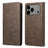 Business Solid Color Magnetic RFID Leather Phone Case