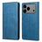 Business Solid Color Magnetic RFID Leather Phone Case