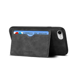 Denior D08 PU Single Card Slot Holder Phone Case