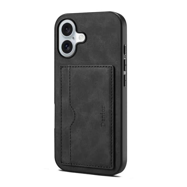 Denior D08 PU Single Card Slot Holder Phone Case