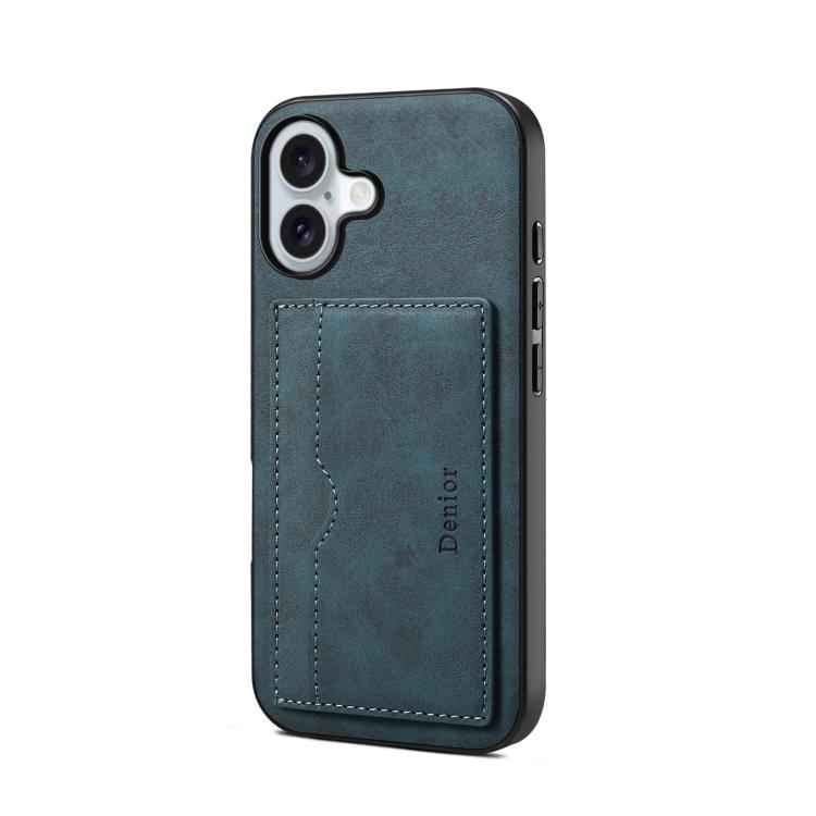 Denior D08 PU Single Card Slot Holder Phone Case