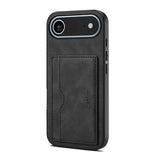 Denior D08 PU Single Card Slot Holder Phone Case