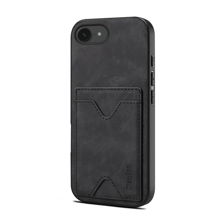 Denior D06 PU Back Cover Card Slot Holder Phone Case