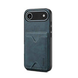 Denior D06 PU Back Cover Card Slot Holder Phone Case