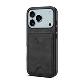 Denior D06 PU Back Cover Card Slot Holder Phone Case