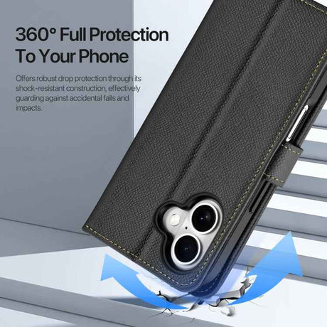 DUX DUCIS Lawa Series 2 in 1 Wallet Zipper Detachable MagSafe Phone Case with Lanyard