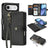 DUX DUCIS Lawa Series 2 in 1 Wallet Zipper Detachable MagSafe Phone Case with Lanyard