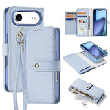 DUX DUCIS Lawa Series 2 in 1 Wallet Zipper Detachable MagSafe Phone Case with Lanyard