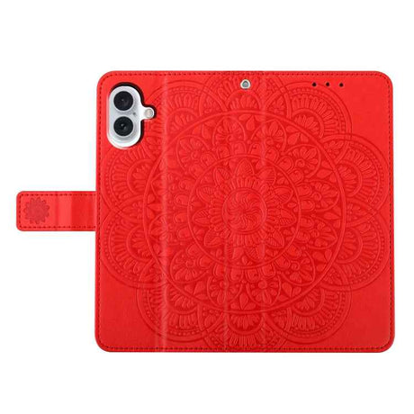 Flower Embossed Leather Phone Case