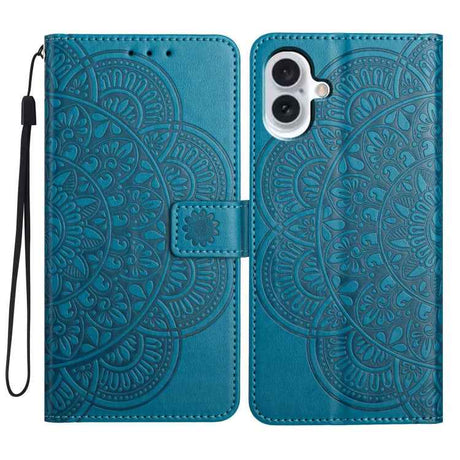 Flower Embossed Leather Phone Case