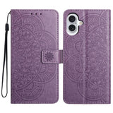 Flower Embossed Leather Phone Case