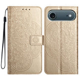 Flower Embossed Leather Phone Case
