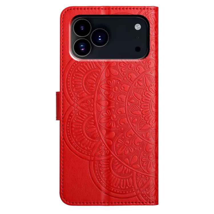 Flower Embossed Leather Phone Case
