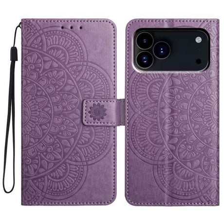 Flower Embossed Leather Phone Case