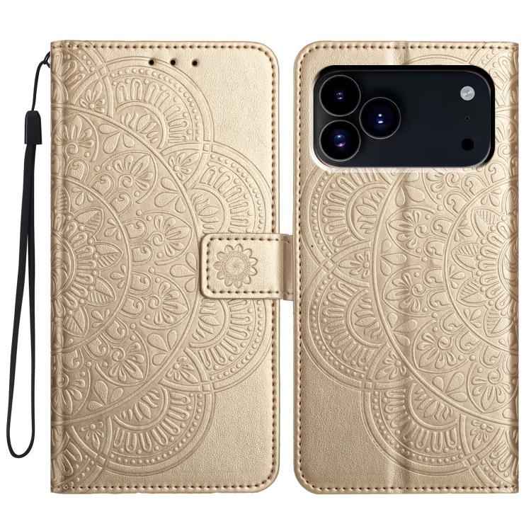 Flower Embossed Leather Phone Case