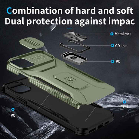 Sliding Camshield Holder Phone Case