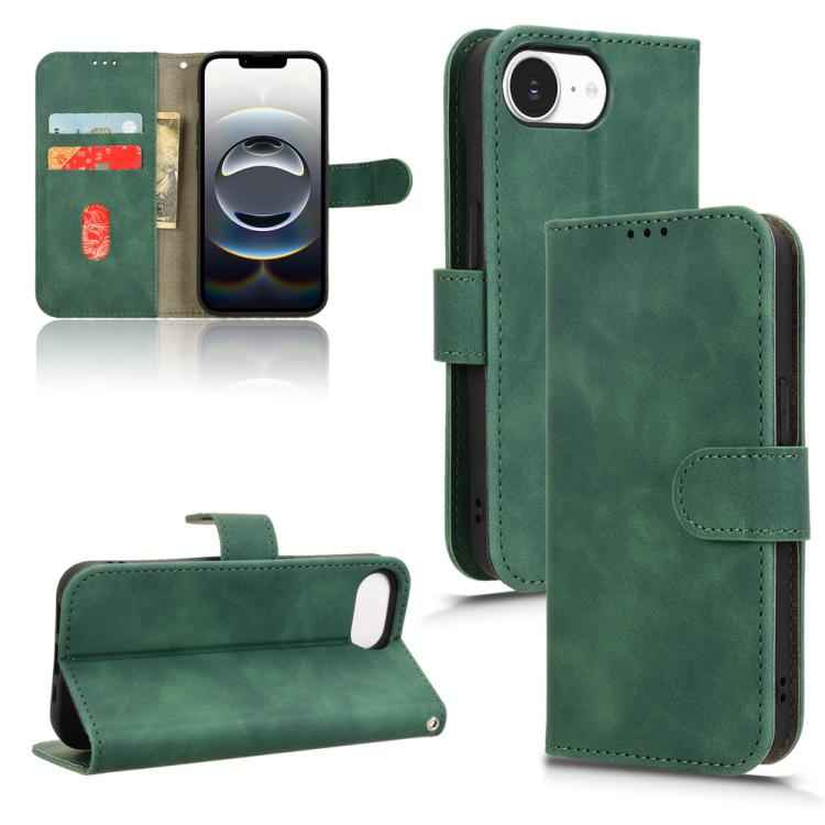 Skin Feel Magnetic Flip Leather Phone Case