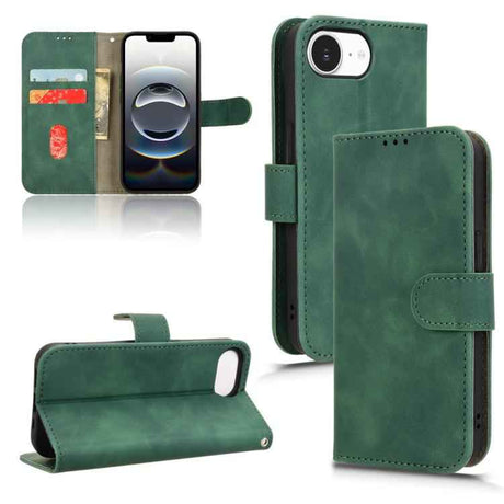 Skin Feel Magnetic Flip Leather Phone Case