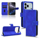 Skin Feel Magnetic Flip Leather Phone Case