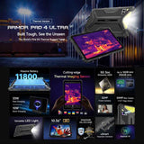 Ulefone Armor Pad 4 Ultra Thermal Version Rugged Tablet, 10.36 inch Android 14 MediaTek Dimensity 6300 Octa Core 5G Network, EU Plug