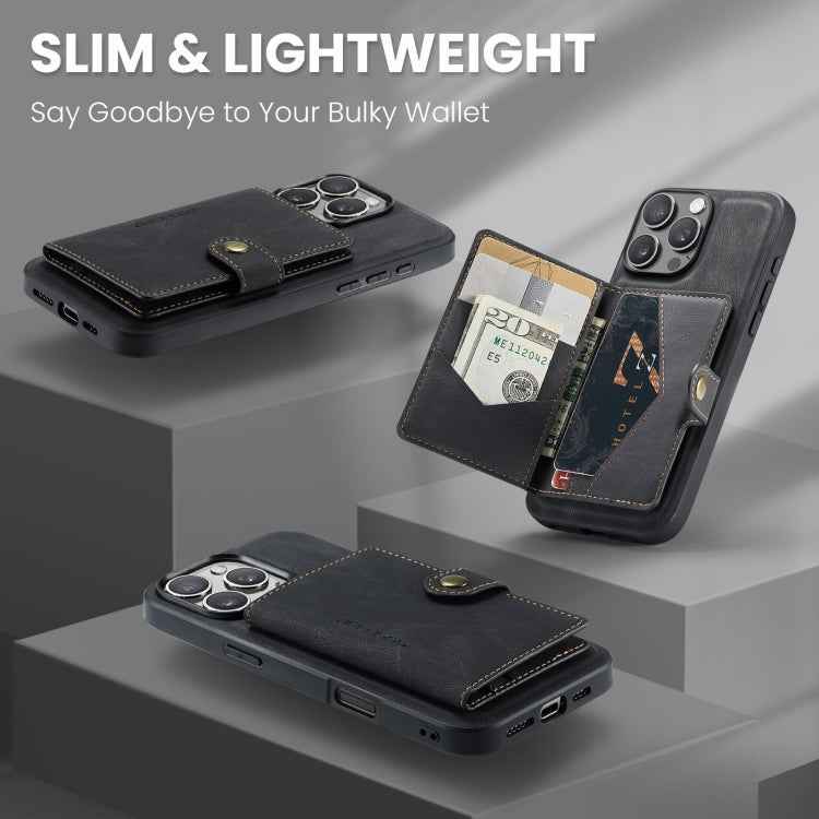 JEEHOOD J01 Retro Magnetic Detachable Wallet Phone Case