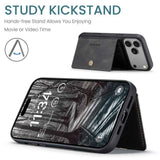 JEEHOOD J01 Retro Magnetic Detachable Wallet Phone Case