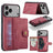 JEEHOOD J01 Retro Magnetic Detachable Wallet Phone Case