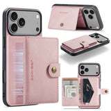 JEEHOOD J01 Retro Magnetic Detachable Wallet Phone Case
