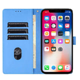 Cartoon Elephant Embossed Leather Phone Case