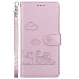 Cute Cats RFID Leather Phone Case