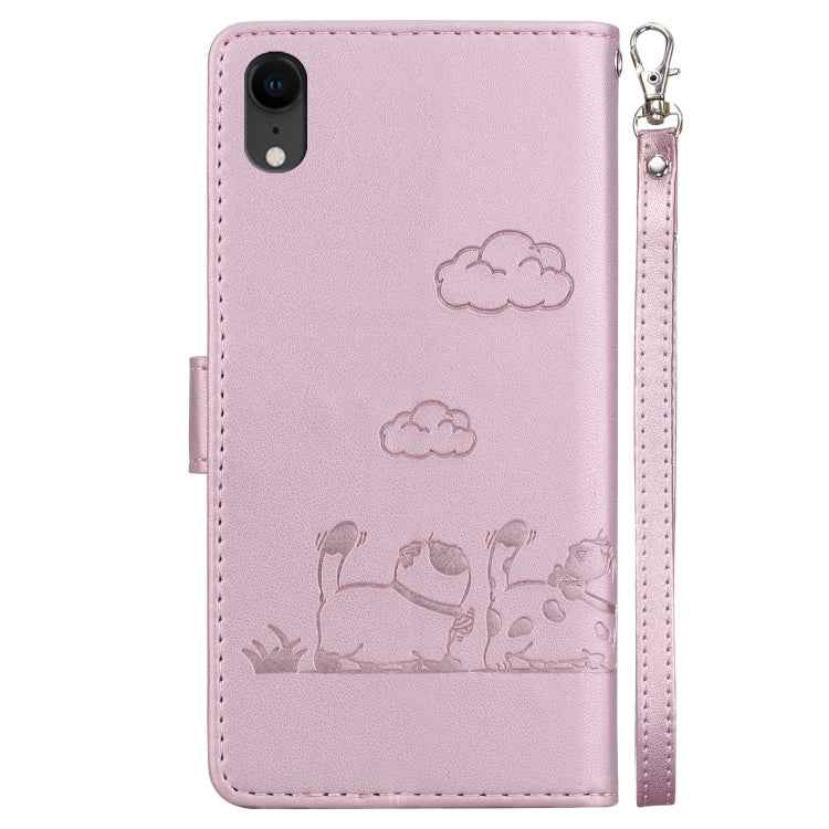 Cute Cats RFID Leather Phone Case