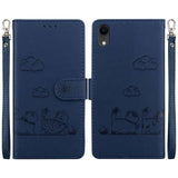 Cute Cats RFID Leather Phone Case