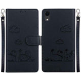 Cute Cats RFID Leather Phone Case