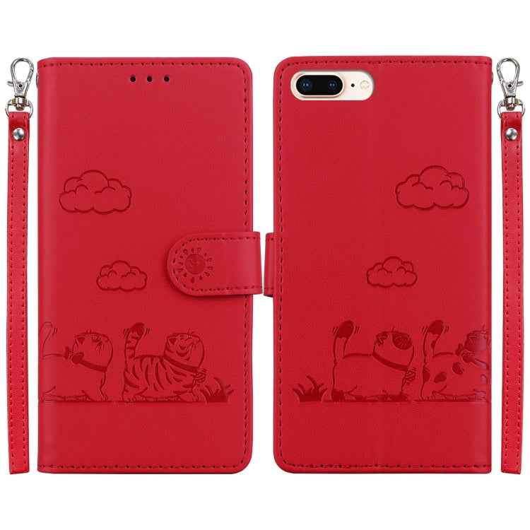 Cute Cats RFID Leather Phone Case