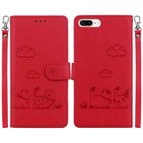 Cute Cats RFID Leather Phone Case