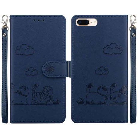 Cute Cats RFID Leather Phone Case