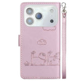 Cute Cats RFID Leather Phone Case