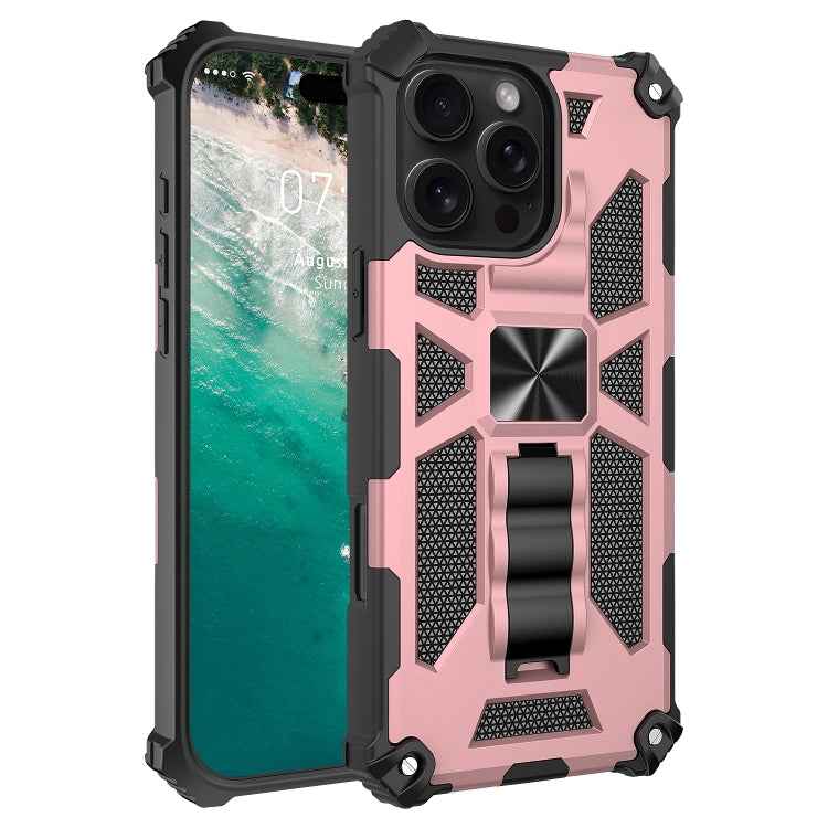 Armor Shockproof TPU + PC Magnetic Phone Case with Holder