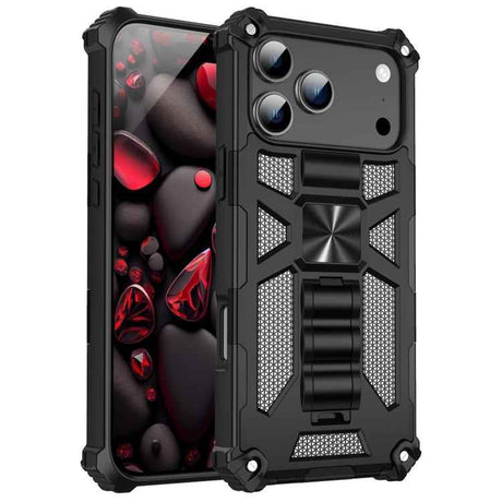 Armor Shockproof TPU + PC Magnetic Phone Case with Holder
