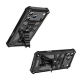 Armor Shockproof TPU + PC Magnetic Phone Case with Holder