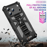 Armor Shockproof TPU + PC Magnetic Phone Case with Holder