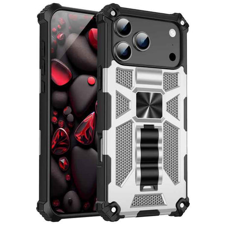 Armor Shockproof TPU + PC Magnetic Phone Case with Holder