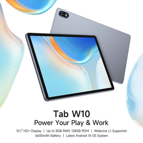 Ulefone Tab W10 WiFi Tablet PC, 10.1 inch Android 14 Unisoc T606 Octa Core, EU Plug