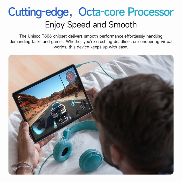 Tableta Ulefone Tab W10 WiFi de 10,1 pulgadas, Android 14, Unisoc T606, ocho núcleos, enchufe de la UE