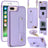Wristband Vertical Flip Wallet Back Cover Phone Case with Long Lanyard